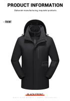 Chaqueta De Motocicleta Térmica Para Hombres Y Mujeres Con Calentamiento Eléctrico Three in One Área 15 Chaqueta De Poliéster 100% Unisex - details 13