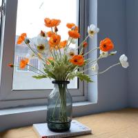 Flores Artificiales De Lino Poppies Para Decoración De Hogar Y Jardín Decoración De Boda DIY Accesorios De Fiesta Decoración De Oficina - details 6