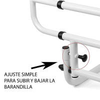 Barandilla Extensible y Abatible para Camas Perfecta para Camas con Canapé  Adultos y Adolescentes - Moretti Iberica - details 0