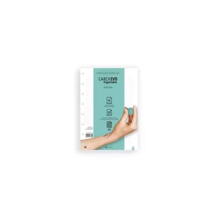 CARCHIVO - 66105105 papel de cuaderno 150 x 210 mm (A5) 50 hojas 66105105 - 1