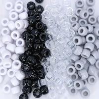30g Alrededor De 100pcs De Cuentas De Caballo De Plástico Vibrantes Para DIY Únicos Pulseras Collares Tobilleras Aretes Accesorios De Joyería - details 2