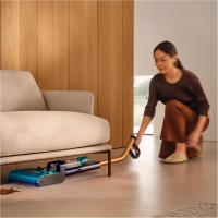 Dyson Clean+Wash Hygiene Copper y Prussian Blue - Fregadora aspiradora sin filtro para suelos duros y húmedos con cepillo motorizado, rodillo microfibra de 84.000 filamentos y detergente probiótico incluido - details 0