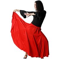 Falda Profesional de Baile Danza Flamenco o Sevillanas para Mujer Falda Liso en 3 Colores Disponibles - details 2