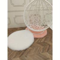 1PC Alfombra De Peluche Miniatura Para Casa De Muñecas Accesorios De Dormitorio Y Sala De Estar Decoración Escena Propiedades De Fotografía Tamaño 1:12 Material Textil Y Fibra Origen China - details 0