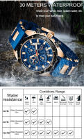 Reloj De Pulsera De Lujo LIGE Para Hombre Cuarzo Deportivo Resistente Al Agua Con Correa De Silicona Y Función Cronógrafo - details 6