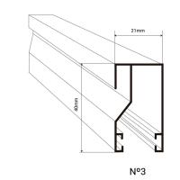 LILI HOME Cortinas de Tiras de Goma – 90 cm x 205 cm Modelos Disponibles: Tiras Redondas (Ø 1 cm) y Tiras Planas (3 cm de ancho). Las tiras están firmemente sujetas con una barra metálica súper resistente, garantizando estabilidad incluso en condiciones - details 3