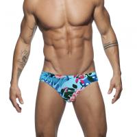 Bragas De Natación Para Hombre Estampado De Flores Moda Verano Push up Cintura Baja Shorts De Playa Traje De Baño Sexy - details 9