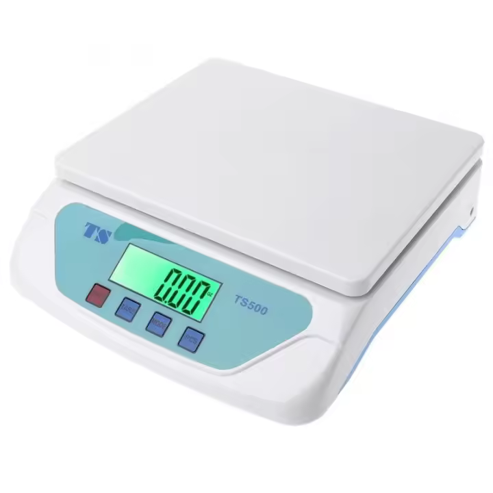 Báscula Electrónica De Precisión 30kg Con Pantalla LCD Escala De Pesos Para Alimentos Acero Inoxidable Medición De 0.1g - 1