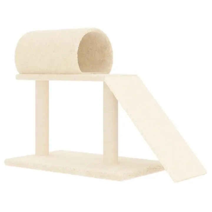 Rascador para Gatos con postes de Sisal Gris Obscure 141 cm - 1