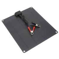 Panel Solar De 100W Con Carga USB Doble Y Celula De Silicio Policrystallino Para Batería De 12V Y Recarga De Teléfonos Móviles Para Camping Al Aire Libre Y Suministros De Energía Móvil - details 3
