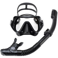 Máscara De Buceo Y Snorkel Profesional Con Vidrio Templado Kit De Snorkel Para Natación Y Entrenamiento Para Adultos Y Jóvenes - details 7