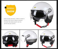 Casco De Motocicleta Vintage TT&COCASCOS Con Visera 3/4 Abierto Retro Para Scooter Y Moto Abs Material Hombre Peso 1kg - details 9