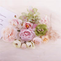 1Bolsa De Flores Artificiales Europeas Para Decoración De Hogar Bodas Adornos De Pared DIY Accesorios De Cabello Corsé Kit De Manualidades Floral - details 10