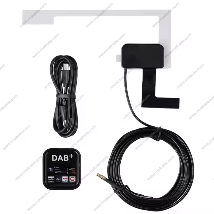 MEKEDE Antena DAB+ Con Adaptador USB Para Navegación GPS Android Europeo En Coche Compatible Con Honda Hyundai Kia Reproductor Multimedia Video Radio - 1