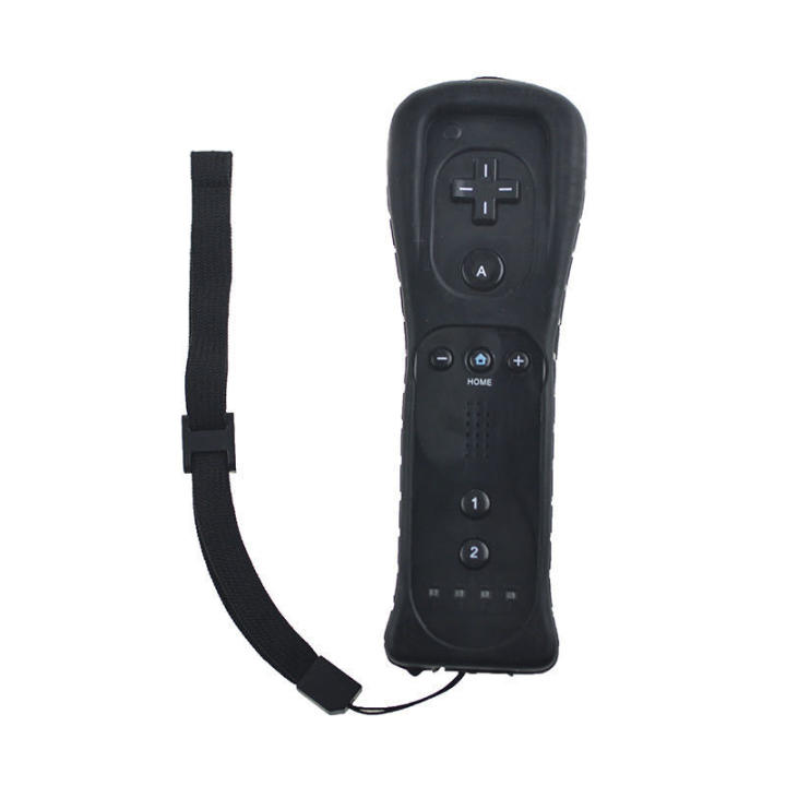 Controlador Wii Linker de 1 pieza con Motion Plus, Controlador Wii Remote Wii Remote Motion Plus Controlador incorporado (negro)