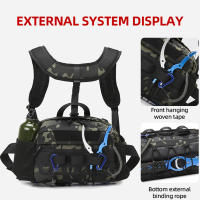 Chaleco Táctico Para Hombre Mochila Deportiva Grande Para Caza Pesca Y Camping Bolsa De Cintura Molle Multifuncional De Oxford - details 8