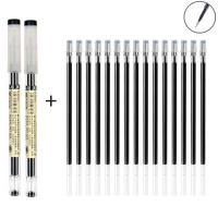Juego De Bolígrafos De Gel Fina 0.35mm Azul Negro Rojo Recargables Para Escuela Y Oficina Estudiantes Dibujo Suministros De Papelería - details 4