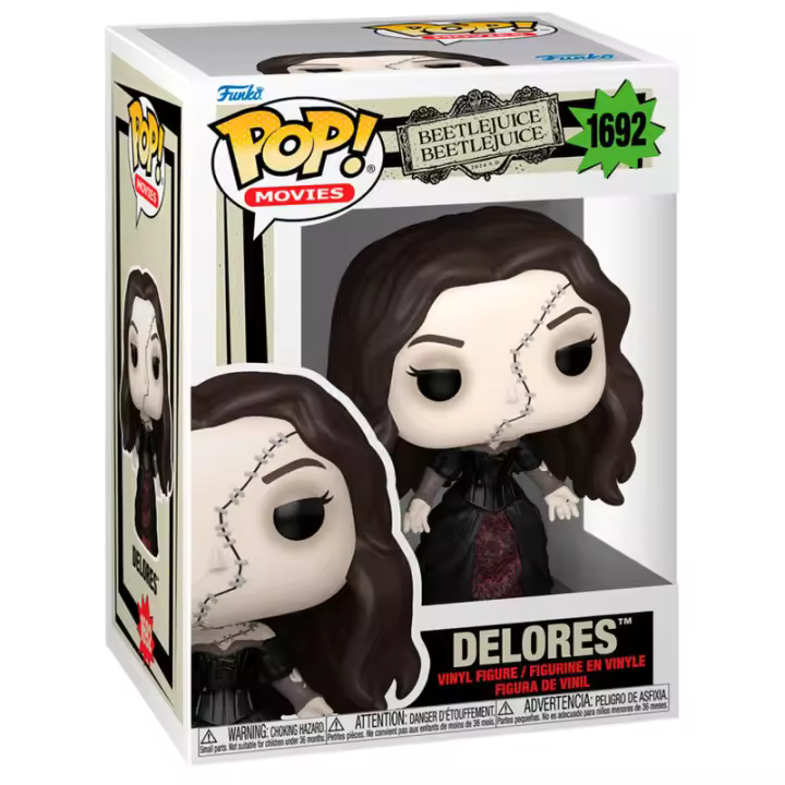 Figura Pop Beetlejuice 2 Delores-Figura de Vinilo Coleccionable - Idea de Regalo- Mercancia Oficial - Juguetes para Niños y Adultos - Movies Fans - Muñeco para Coleccionistas y Exposición - 1