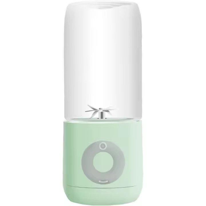 Licuadora portátil Personal Mini para baño, exprimidor Eléctrico USB medidor de frutas para el hogar with 6 Hojas, 1500 mAh, para Oficina, Cocina y Hogar, color verde - 1