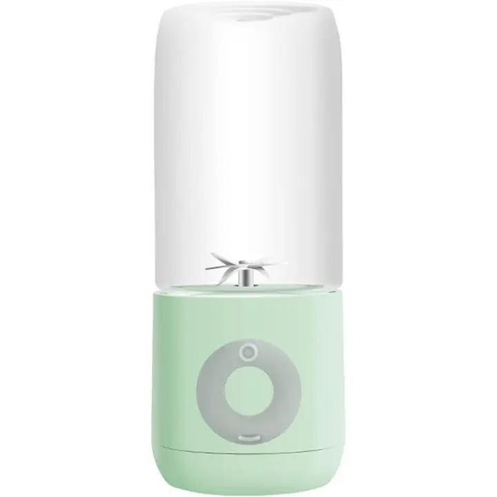 Licuadora portátil Personal Mini para baño, exprimidor Eléctrico USB medidor de frutas para el hogar with 6 Hojas, 1500 mAh, para Oficina, Cocina y Hogar, color verde - 1