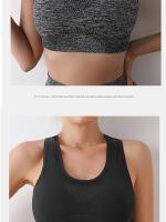 Soutien-gorge Push up Respirable Para Mujeres Deporte Running Yoga Fitness Transpirable Y Elástico Underwear Deportivo - details 13