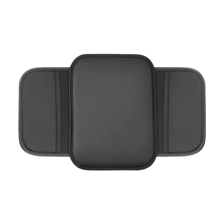 Protector De Consola Central Para Coche Con Cubierta De Reposabrazos Y Bolsillo Lateral Accesorios Interiores De Coche Material De Cuero Sintético - 1