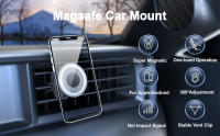 Soporte De Teléfono Móvil Magnético Para Coche Magsafe Con Clip Rotación 360° Ventilador Adecuado Para iPhone 14 13 12 Samsung Universal - details 0