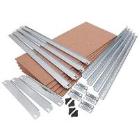 ORION91oficial® - Estantería Metálica Galvanizada | Modular | Almacenaje | 140x70x30 cm | Acero y MDF | Antihumedad | Hogar | Trastero | Almacen | Garaje | 4 Baldas Ajustables | Cargas Pesadas 700Kg | Estantería - spaziOrion91 - details 6