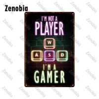 Tin Sign De Metal Video Games Decoración Para La Habitación Del Juego Zona Gamer Placa De Hierro Decorativa Rectangular - details 26