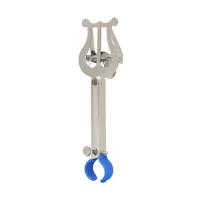 Soporte De Música Portátil Para Trompeta Y Trombón De Hierro Duradero Y Ligero Accesorios Para Instrumentos Musicales Clip De Metal Plateado - details 8