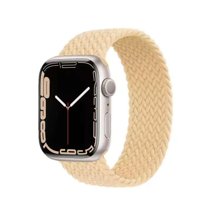 Correas compatibles con Apple Watch todas las series 38mm, 40mm, 42mm, 44mm pulseras solo loop de nylon trenzado elástico, material suave y ajustable - 1