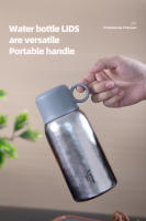 Botella De Agua Térmica Tiartisan De Titanio Doble Capa Para Niños 600ml Con Dos Tapas Portátil Para Exteriores Y Deportes - details 8