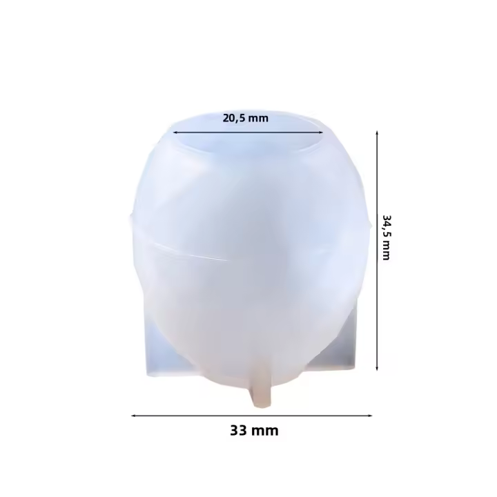 Molde De Silicona Para Perillas De Cajón Diamante Moldes De Resina Epoxy Para Cajón De Mesa De Baño Gabinete De Cocina - 1