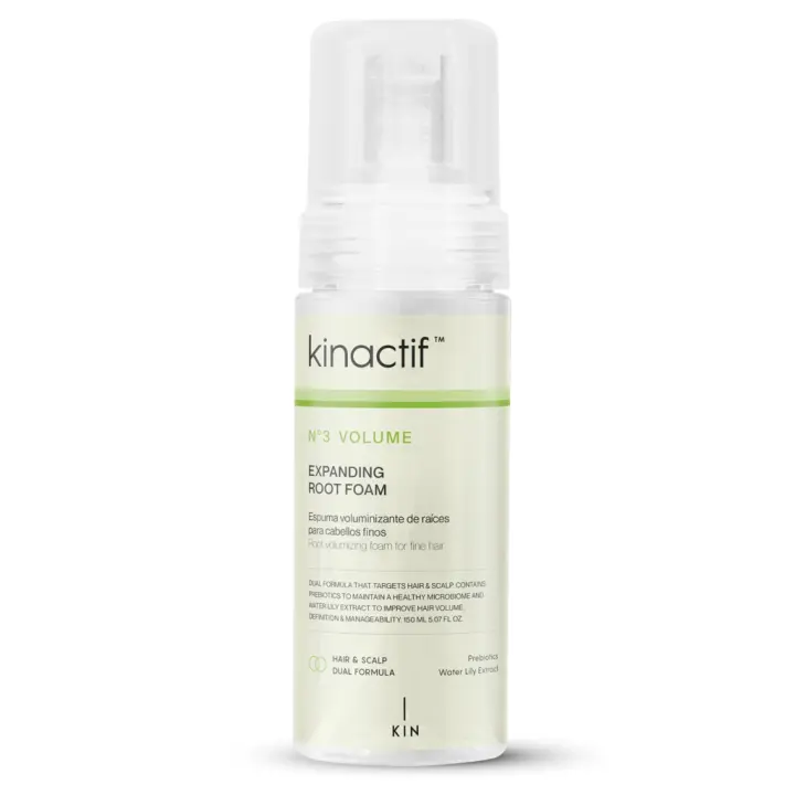 Kin Kinactif Nº3 Volume Expanding Root Foam 150 Ml. Espuma voluminizante de raices para cabellos finos. - 1