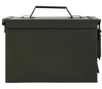 Caja de municion Caja de munición de Metal Calibre 50, Verde Militar - details 2