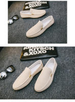 Zapatos Casuales Para Hombre Lona Slip on Loafers Moda Lujo Zapatos De Vestir Formales Para Boda Y Fiesta Talla Grande - details 22