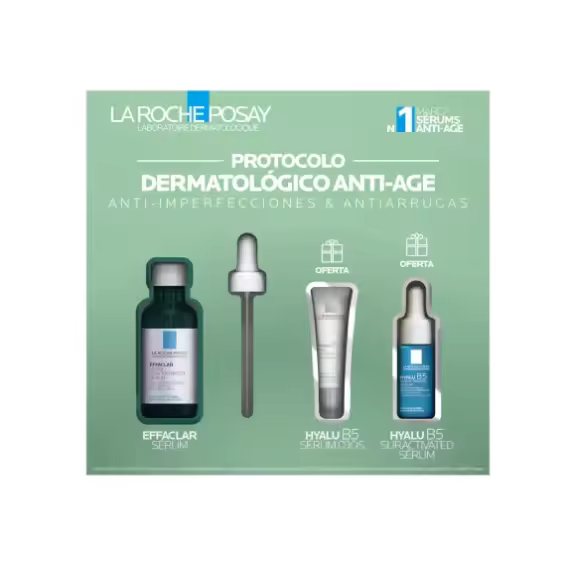La Roche-Posay Protocolo Dermatologico Anti-Imperfecciones y Antiarrugas 3ud - 1