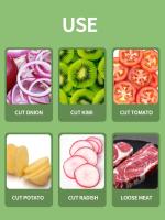 Cortador De Cebollas Colorido De Acero Inoxidable Para Cocina Herramienta Ecológica Para Queso Y Batata Soporte Para Patatas - details 4