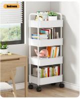 Carrito De Ruedas De Almacenamiento Móvil Estante De Libros Con 5 Niveles Para Cocina Y Dormitorio Carrito De Snacks Multicapa - details 12