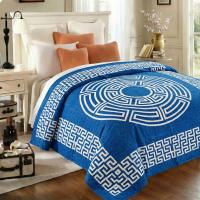 Manta de Raschel 210 x 230cm - Manta Terciopelo Extra Grande Suave y Acogedora para Cama, Cubrecama Multiuso, manta para invierno - details 1