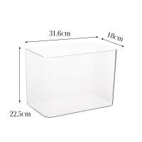 Acuario Transparente Con Tapa Y Resistentes a Caídas Para Peces Y Tortugas Material PET+ABS Decoración De Hydroponia Para El Hogar - details 1