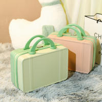 Maleta retro portáthil de 14 pulgadas para equipamiento, estuches para Cosméticos, Maleta Pequeña, mini Maleta de Recuerdo de 16 pulgadas, Caja de contraseña Liviana, Caja de viaje - details 4