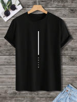 Camiseta De Verano Para Hombre Algodón 100% Ajustada Deportiva Casual Con Estampado De Letras DREAM Manga Corta Cuello Redondo - details 2
