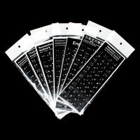 Pegatinas De Teclado Fashion Para Laptop 10-17 Pulgadas Lenguajes Multilenguaje Incluye Ruso Árabe Español Alemán Francés Material Plástico 0.5mm - details 0