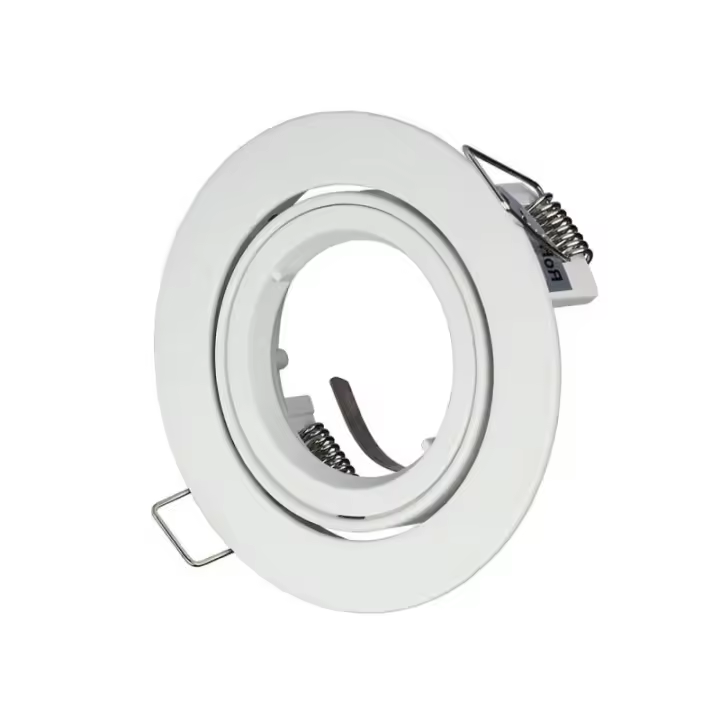 Aro de empotrar GU10 Redondo Blanco VT-775  V-TAC - 1