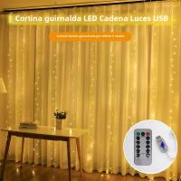 Luces De Cinta LED USB Control Remoto 3/4/6M Decoración De Fiesta De Navidad Boda Cumpleaños Para Dormitorio Guirnalda De Farolillos - details 4