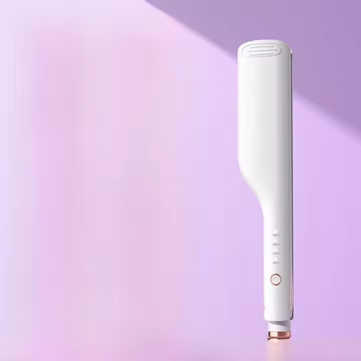 Rizador De Pelo Grande 25mm Para Cabello Corto Volúmenes Duraderos Estilo Olivo Crimpador Eléctrico Con Control Digital Temporizador Y Desconexión Automática Cerámica Tourmaline - 1