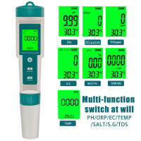 Medidor De pH Digital 7 En 1 ORP/EC/TEMP/SALT/S.G/TDS Para Prueba De Calidad Del Agua Alta Precisión Tester De Pureza De Agua Para Agua Potable - details 4