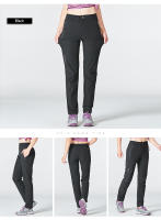 Pantalones De Trekking Para Mujer TRVLWEGO Verano Secado Rápido Elasticidad Adecuados Para Caminar Correr Pesca Camping Senderismo - details 10