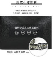 Bolso De Hombro Para Mujer De Cuero Genuino Estilo Casual Con Correa Ancha Y Comodidad Gran Capacidad Color Blanco Negro Caqui Azul - details 31